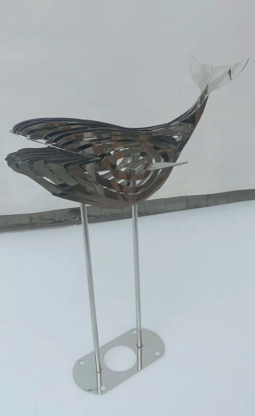 不鏽鋼鲸魚擺件